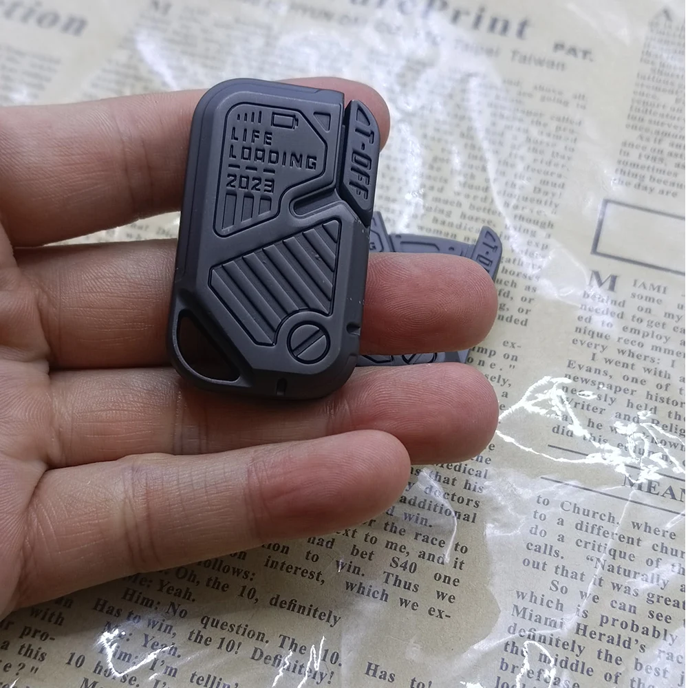 Edc brinquedos fidget sliders de ponta do dedo brinquedo de mesa adulto alívio do estresse metal magnético girando empurrar cartão presente fidget spinner