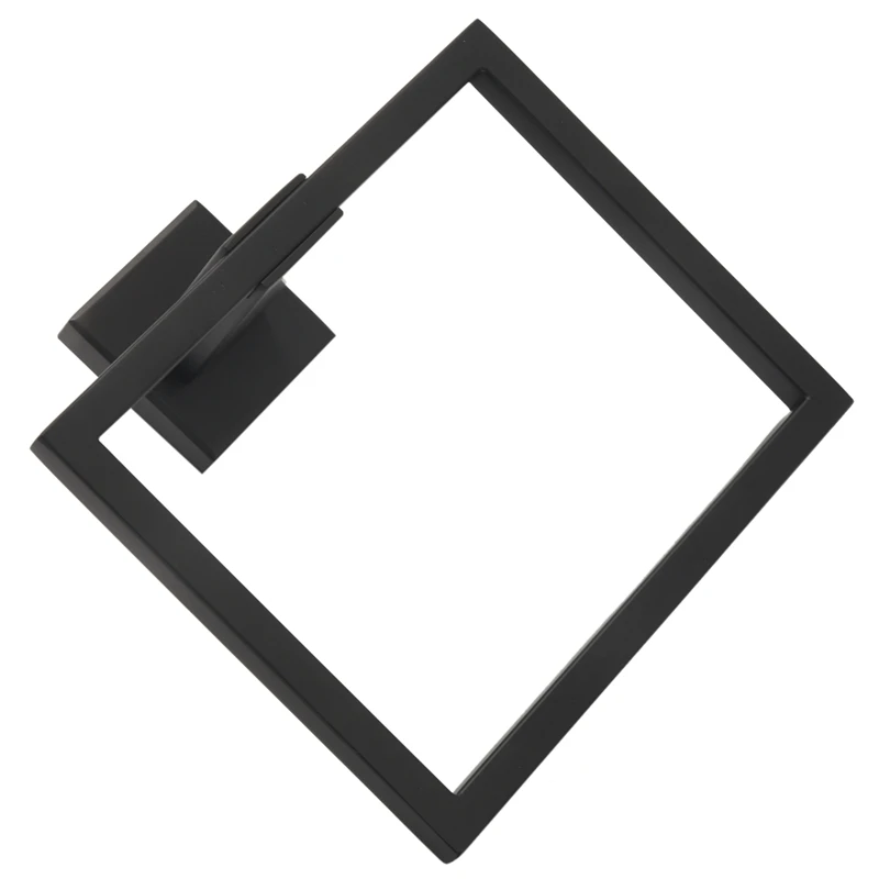 304ステンレス鋼トイレットペーパーホルダー、バスルームタオルディスペンサー、ロールホルダー、モダンな正方形、壁掛けタオルラック