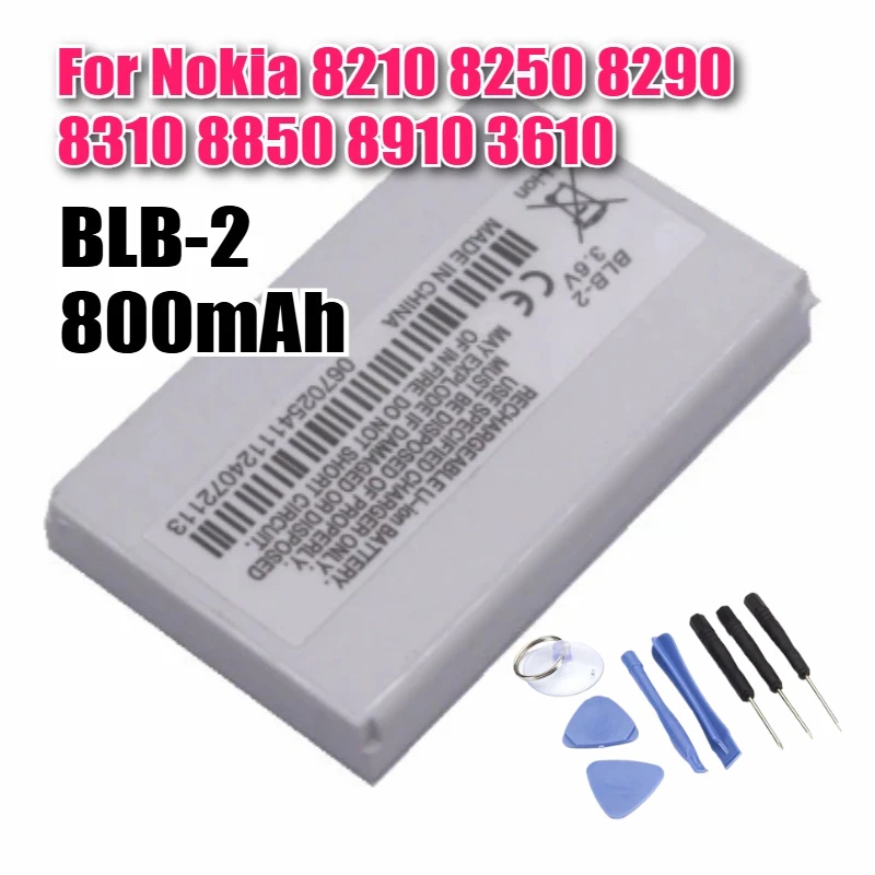 

Аккумулятор 3,6 В BLB2 BLB-2 для Nokia 8210 8250 8290 8310 8850 8910 3610 Аккумулятор