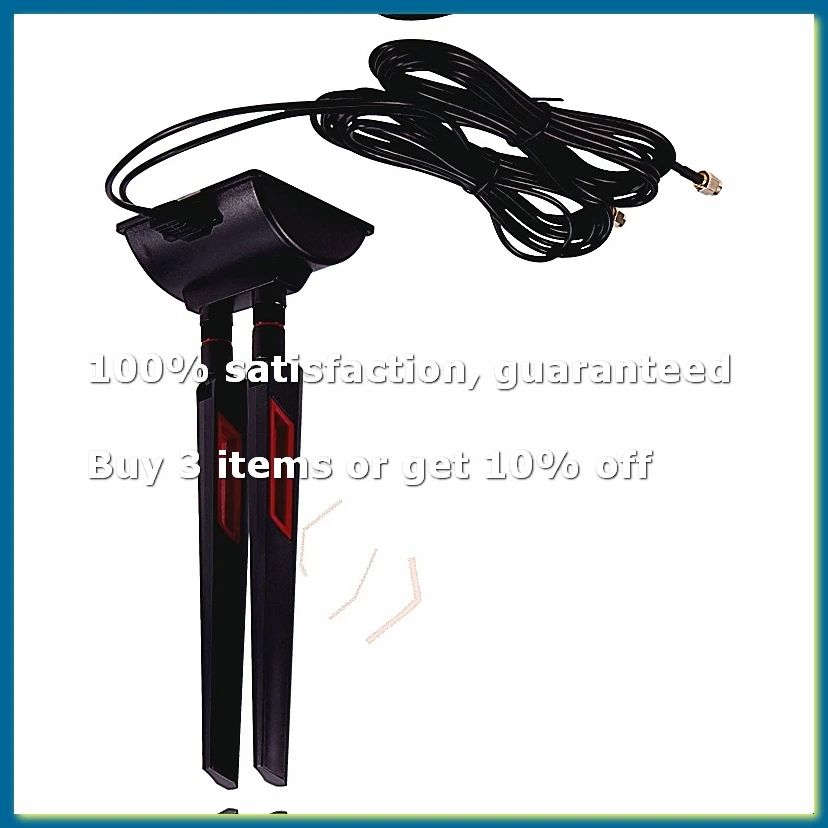 2.4GHz 5GHz Magnetic Base WiFi Antenna for Router Wireless Network Card Dual-Band Antenna SMA Inner Pin