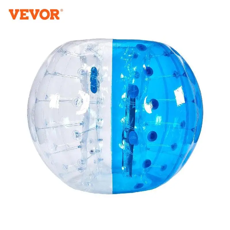 

VEVOR 5FT/1.5M Inflatable Bumper Ball Bubble Soccer Balls Inflatable Zorb Balls for Teen & Adult Bumper Bopper Toy for Yard Par