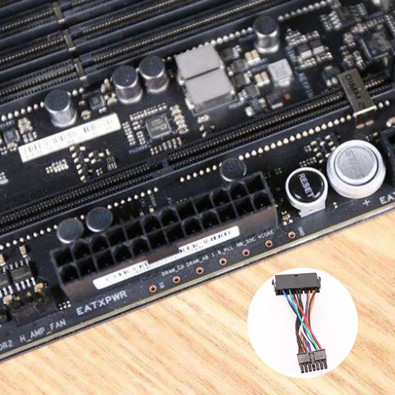 [FOA]24 Pin to 14 Pin Convert PSU Main Power Supply ATX Adapter Cable for IBM[FOA]