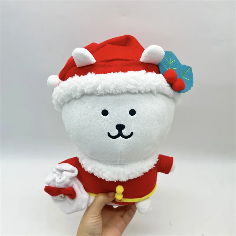 

New The Battle Cats Plush Toy Nyanko Great War Chritsmas Dress Stuffed Animal Soft Doll Cartoon Figure Game Gift for Kids Fans