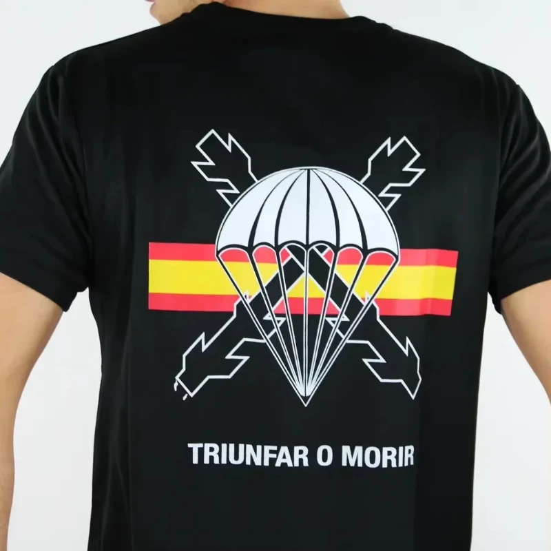 Spanish Army Bripac Paratrooper Brigade T-Shirt 100% Cotton O-Neck Short Sleeve Summer Casual Mens T-shirt Streetwear