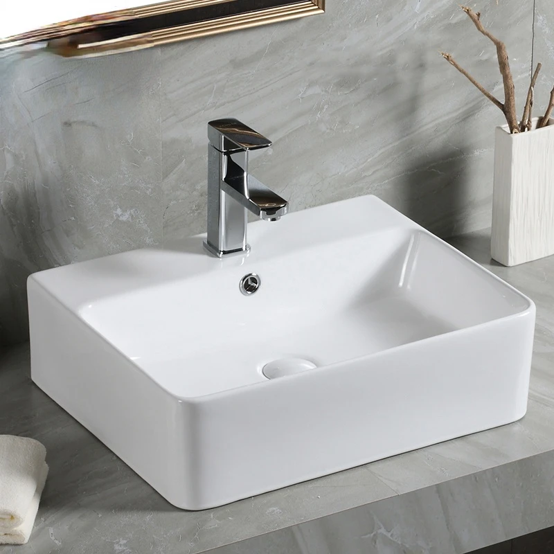 

Designer Malaysia Cabinet Countertop Bathroom Ceramic Hand Wash Basin