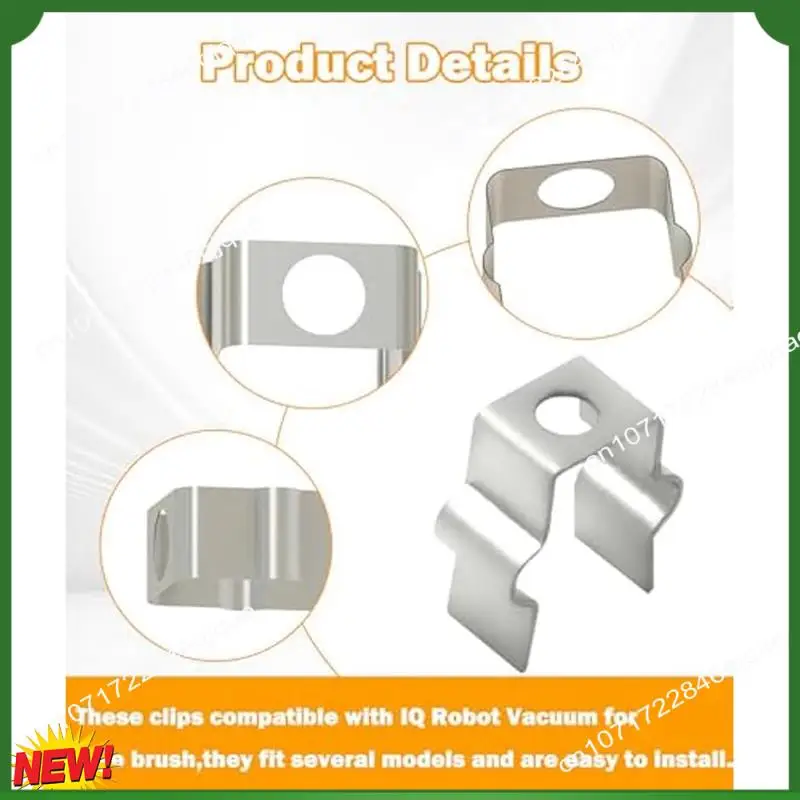

A48I 4Pcs Mounting Clip For Shark IQ And AI AV2501S Robot Vacuum And Other Modles Side Brush Replacement Parts