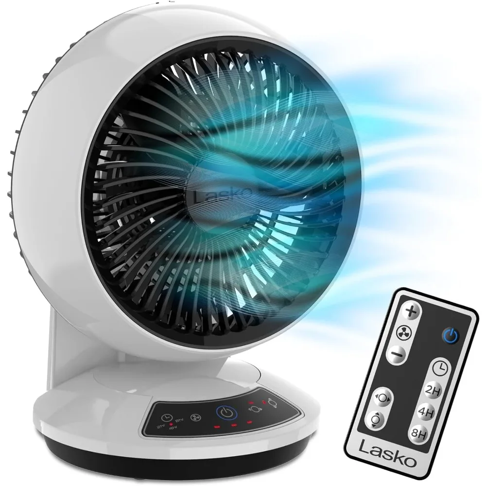 

Whirlwind Orbital Motion Air Circulator Table Fan,Remote Control for Small and Medium Sized Rooms,Motion Air Circulator TableFan