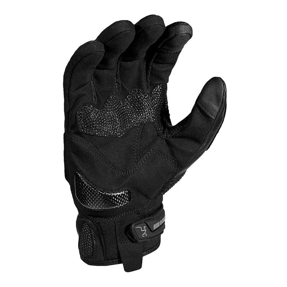 Guantes de motocicleta transpirables para hombre, sujetadores de gancho y bucle, resistentes al desgaste, antideslizantes y anticaídas