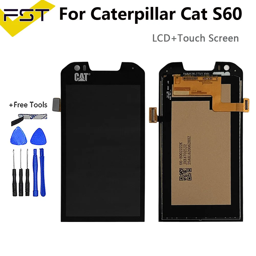 

Для Caterpillar CAT S60 ЖК-дисплей + преобразователь сенсорного экрана в сборе 4,7 дюйма, 100% протестировано, хорошо для CAT S60 S 60, ЖК-дисплей
