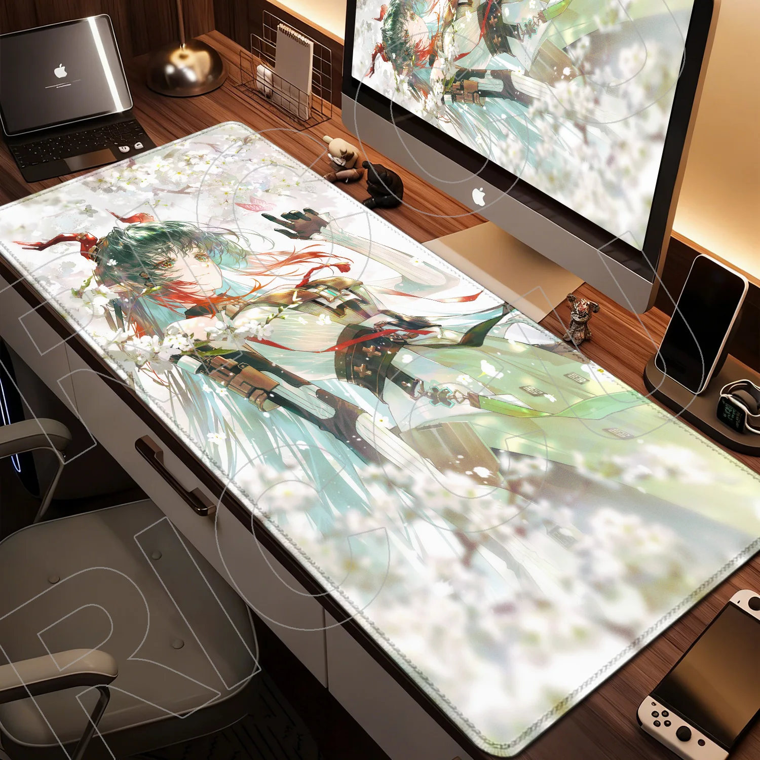 Kawaii XXL HD print Anime Zhuang Fangyi Arknights Endfield protect Mouse Pad esports Game Rubber Gaming Large PC carpet Desk Mat