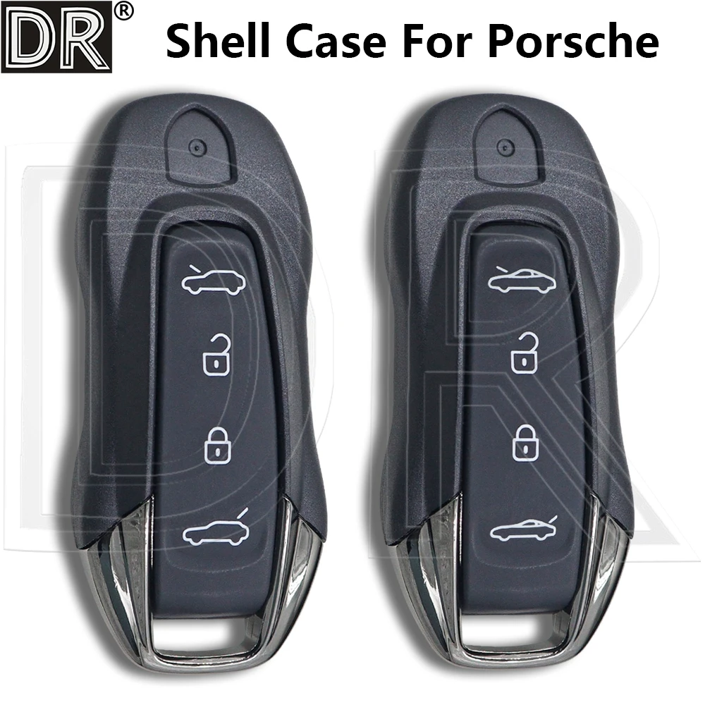 

Great Replacement DIY Car Key Shell Case For Porsche Panamera Spyder Carrera 911 970 981 991 Cayman Cayenne Taycan Macan Ev