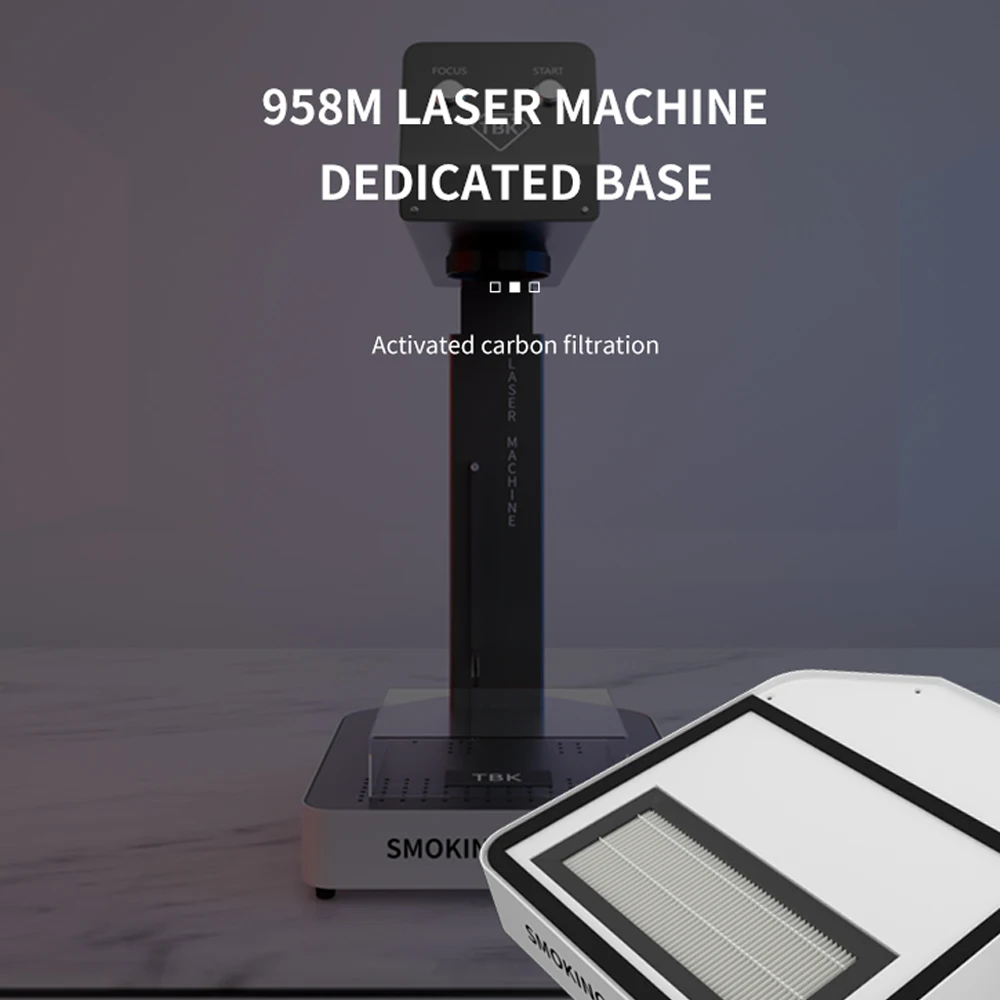 TBK-658 The latest smoking instrument intelligent smoke removal one thing two use 958m laser machine special base