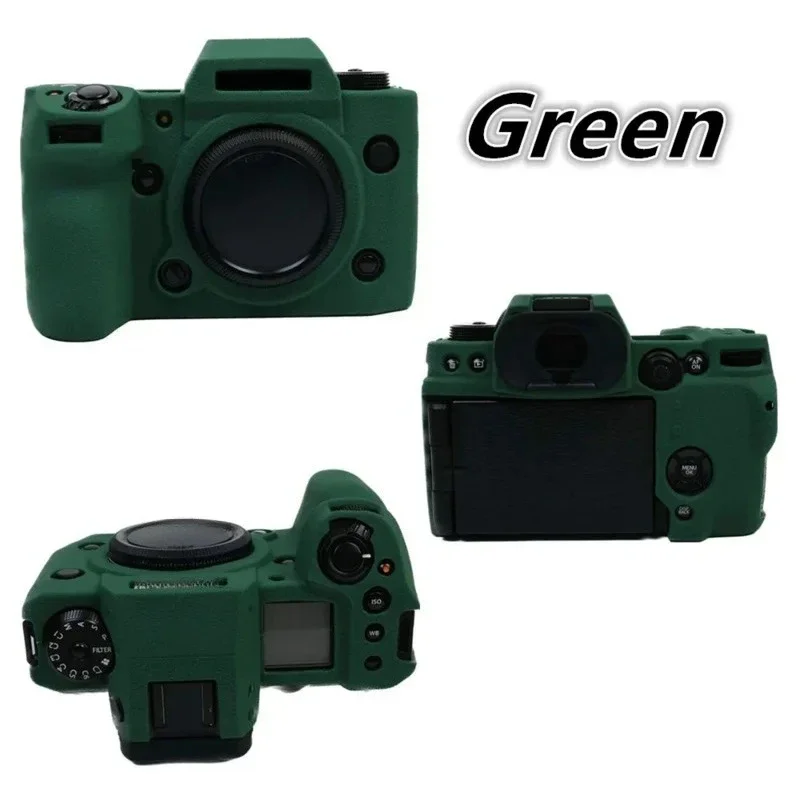 

For Fujifilm X-H2 X-H2s Anti-Skid Texture Silicone Armor Skin Shockproof Camera Body Protective Cover Bag,