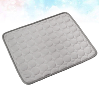 Summer Pet Cooling Pad Cool Mat Sleeping Mat Heat Dissipation Pad Simple Ice Seat Cushion for Cat Dog (Size S, Gray)