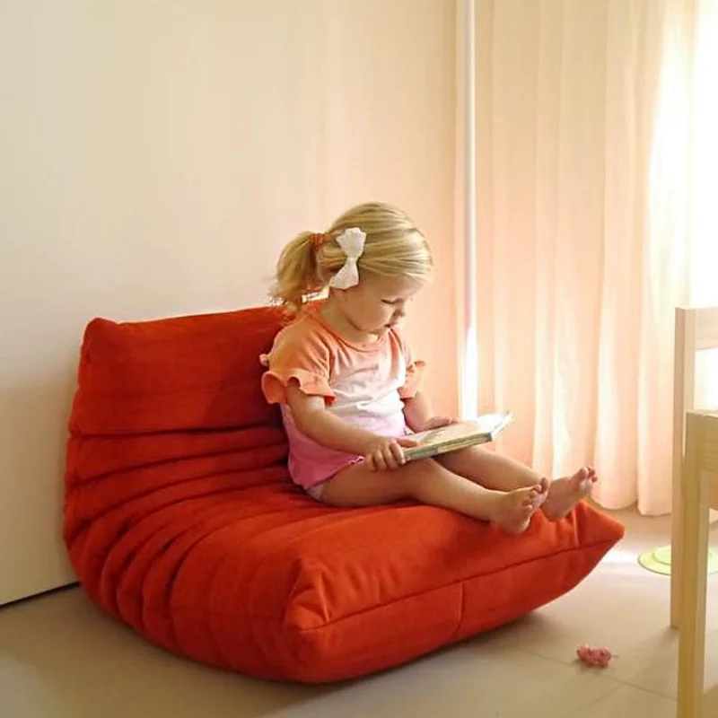 

Caterpillar sofa single living room baby children lazy small sofa leisure children reading study bedroom