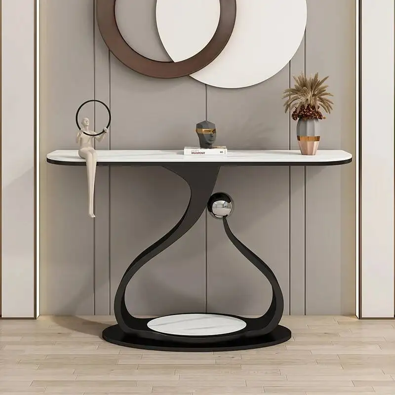 

Space European Elegant Entryways Table SavingModern Versatile Console Tables Boho Design Konsola Stolik Living Room Furniture