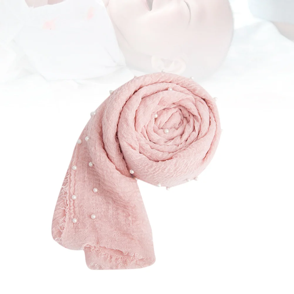 

Cotton Hemp Pearl Wrapping Cloth Pink Baby Blanket Lightweight Soft Skin Friendly Baby Sleeping Blanket Photography Prop Warm
