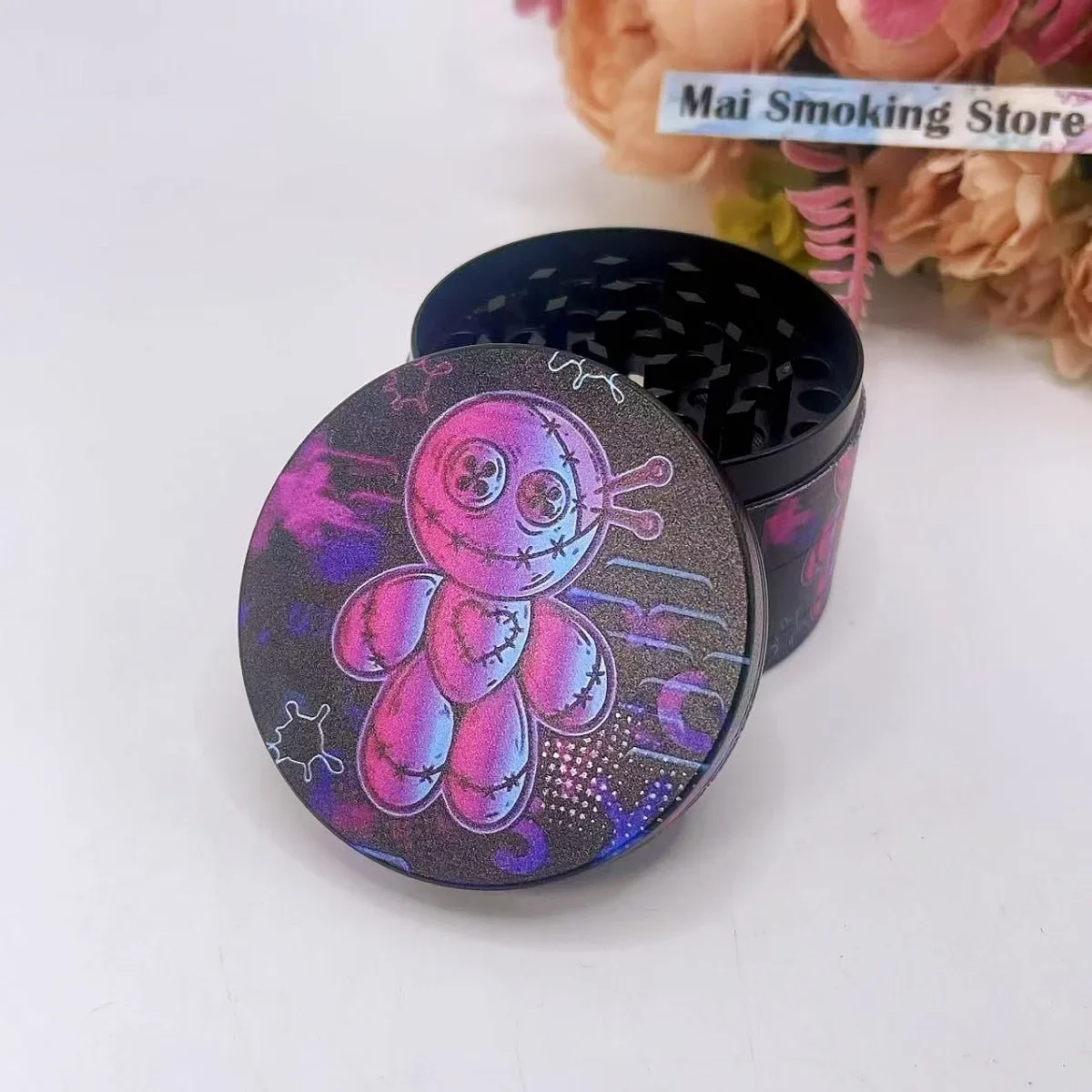 Moedor de Ervas Banette 2/2.5 polegadas, 4 Camadas, Manual, para Especiarias, Pimenta, Sal, Moedor de Tabaco, Ferramenta para Fumar