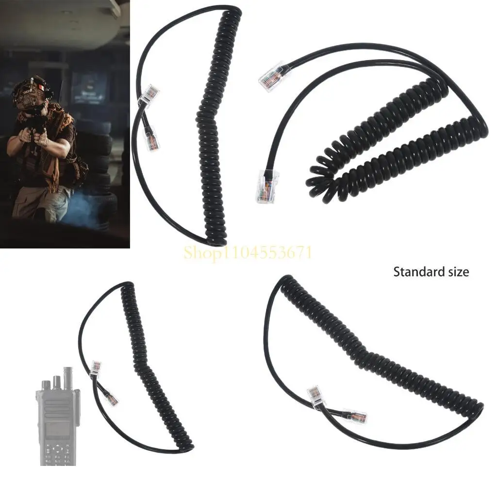 

Best Seller RJ-45 8 Pin to 8 Pin Microphone Cable Cord for Hand Microphone Mobile Radio
