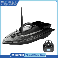 Flytec Official Store V070 2 Hoppers 500M GPS 40 Points Carp Fishing Bait Boat Smart Fishfinder Boat Support Auto Cruise Return