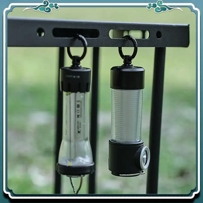 Reliable Portable Lamp Hanging Hook With Large Opening Camping Lamp Fixture Hook Multi-Functional Tent Flashlight Ring