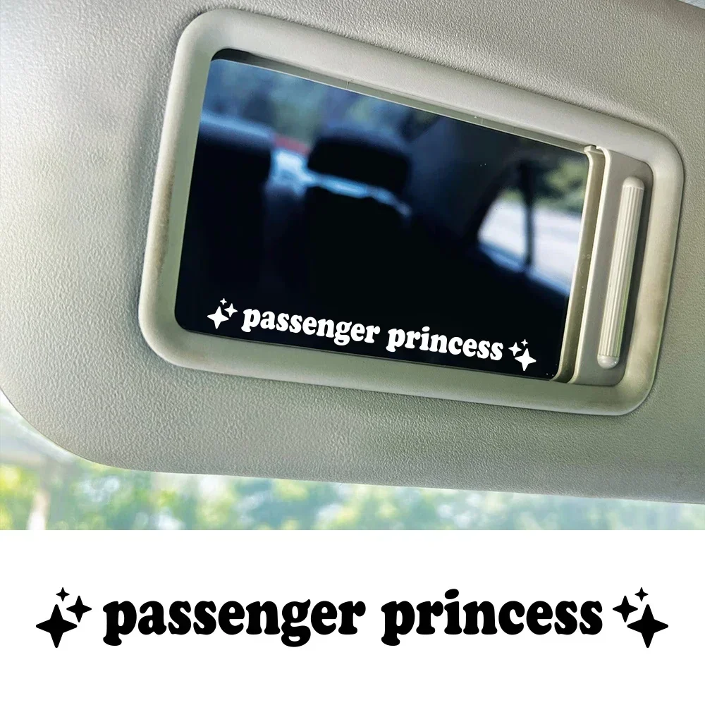 

Creative Passenger Princess Rearview Mirror Decor Decal Car Sticker Vinyl Film Decoration Cover Auto DIY Para Tuning Accessories