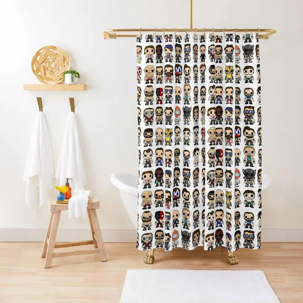 

QWA Pop Vinyl 2019 Year 5 Shower Curtain Shower For Bathrooms Funny Shower Toilet Accessories Bathroom For Bathrooms Curtain