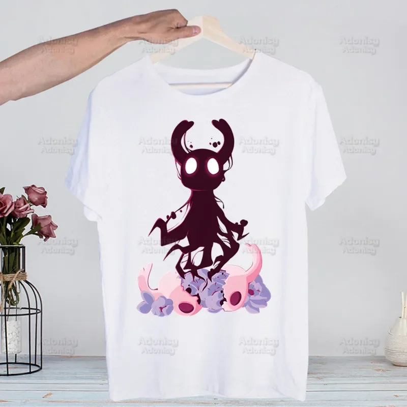 Hollow Knight Game Shirt Novelty  Vintage Crew Hollow Crew Team Neck Men\'s T-Shirt Women Top Tee Gift Streetwear