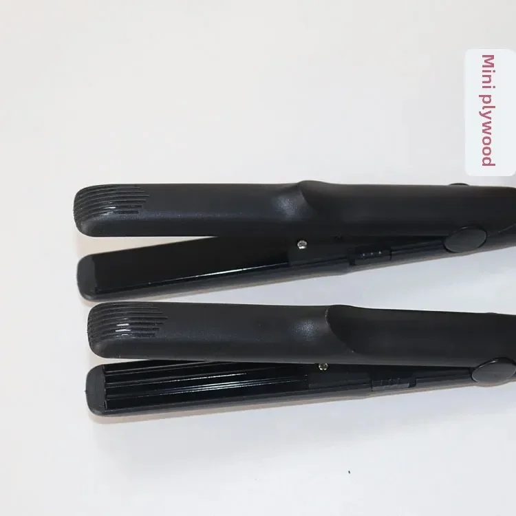 학생을위한 미니 컬링 아이언 스트레이트 너 남성 여성 Cornrows 프린지 스타일링 도구 소형 다목적 헤어 케어 액세서리