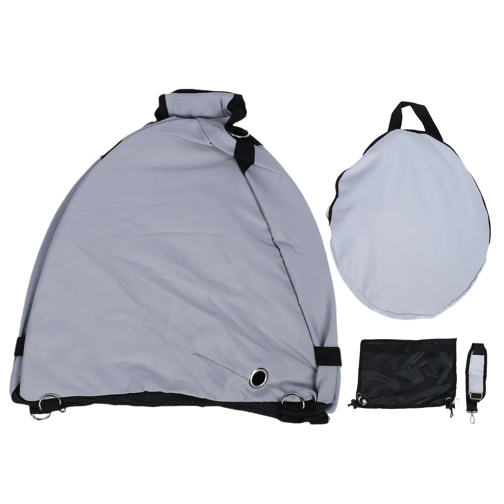 Image of Laptop-Sichtschutzhaube, winddicht, wasserdicht, tragbar, faltbar, Laptop-Zelt, Oxford-Stoff, blendfrei, für den Strand