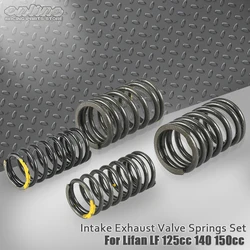 Motorcycle Intake Exhaust Valve Springs Set For Lifan LF 125cc 140 150cc Horizontal Engines Dirt Pit Bike Monkey Atv Quad Parts