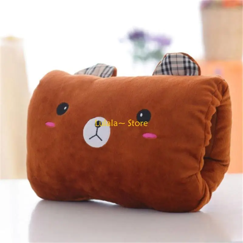 Y4QA Winter Warm Plush Hand Pillow Hand Warmer Arm Pillow For Napping Cuddling Soft Warm Cushion for Office Sleep