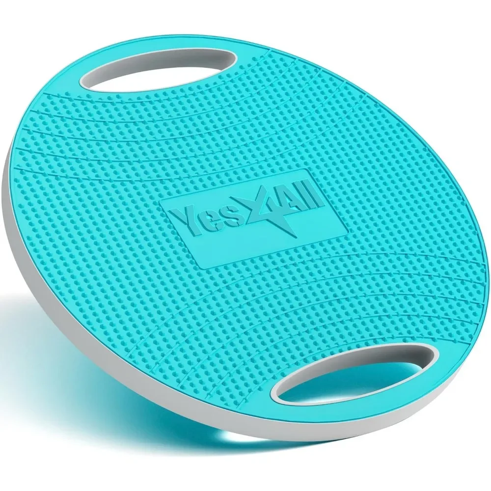 

Балансировочная доска Yes4All Wobble, пластиковый тренажер для устойчивости с ручками для работы стоя, тренировки кора и домашних тренировок в спортзале