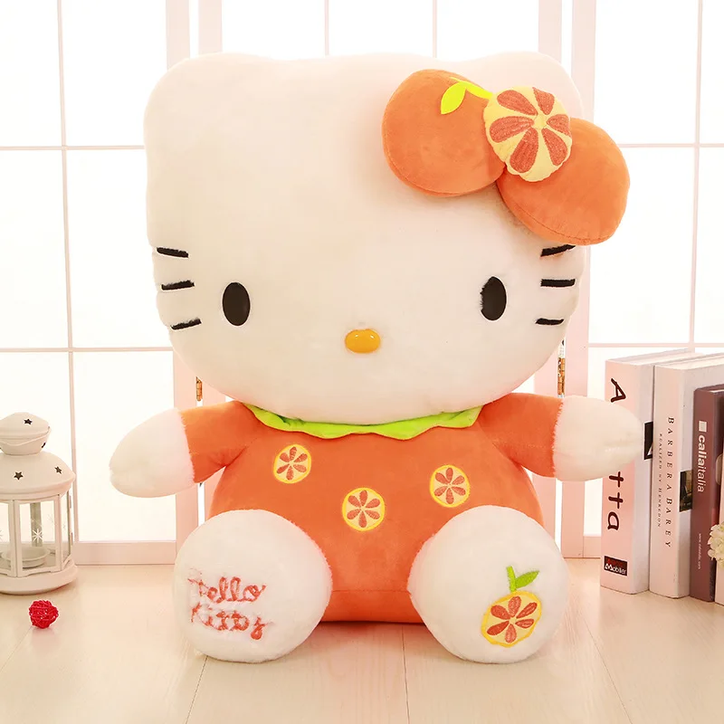 22-35cm Hello Kitty Anime Cute Stuffed Toys Sanrio KT Cat Plushier Soft Pillow Birthday Gifts For Girls Kawaii Pendant Dolls