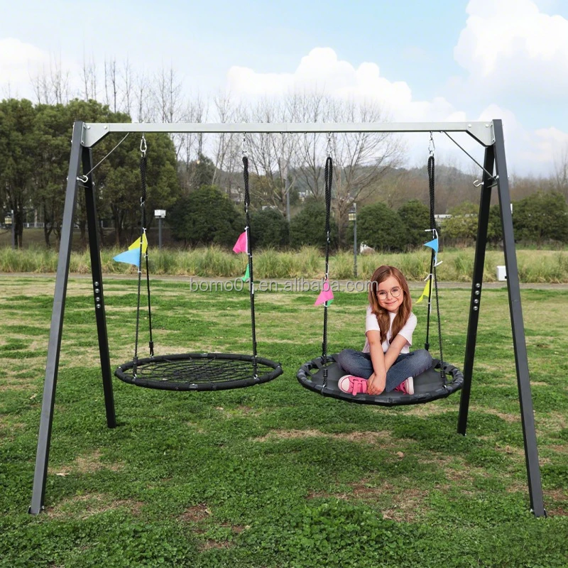 

Zoshine Heavy-Duty Multifunctional Outdoor Swing Set Long-Term Home Garden Playhouse Reinforced Anti-Rust Steel Frame Plastic