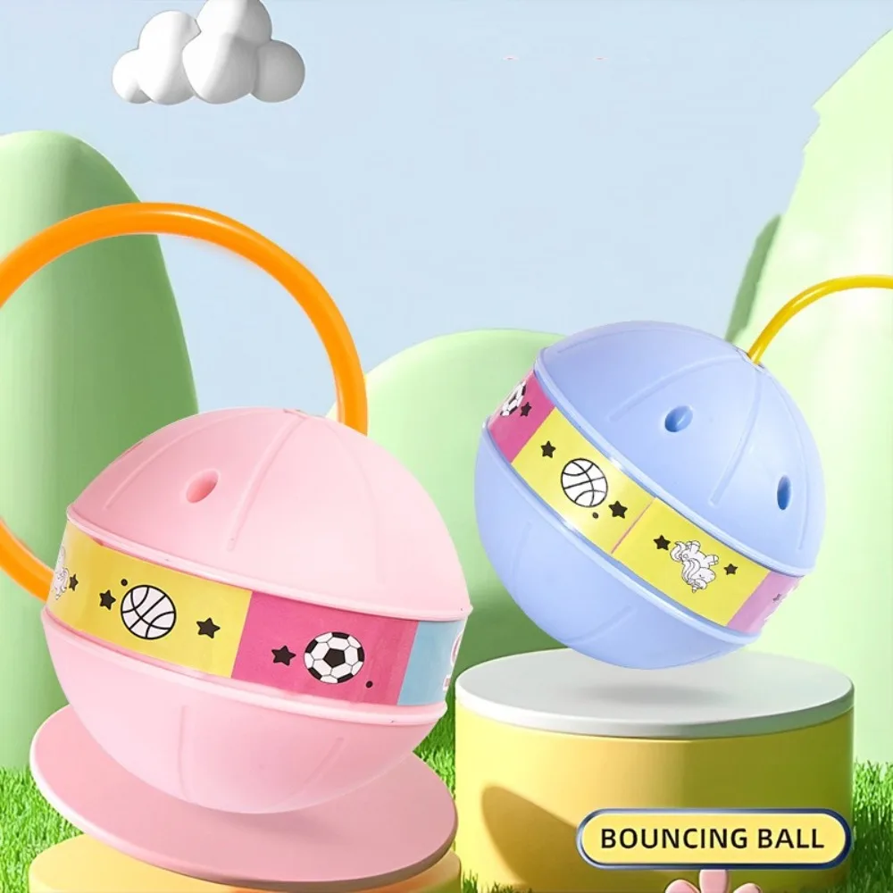 1/2 Uds. Pelota que rebota brillante multifunción correa de tobillo ajustable regalos pelota para saltar el tobillo juguetes deportivos al aire libre para niños