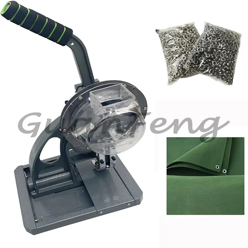 5.5‑12mm Semi‑Automatic Eyelet Puncher Grommet Punching Machine for Banner Tarpaulin Tent