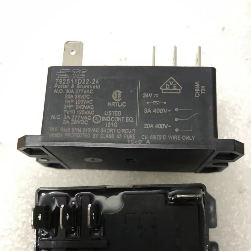 relay t92p11d24-24 24VDC t92p11d24-24 t92s11d22-24 genuine 8-pin stock