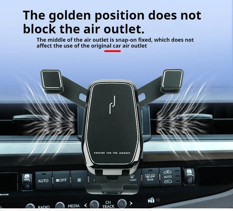 Mobile Phone Bracket Air Vent Mount Call Phone Holder Support For Chevrolet Equinox Accessories 2017 2018 2019 2020 2021 2022 view 2