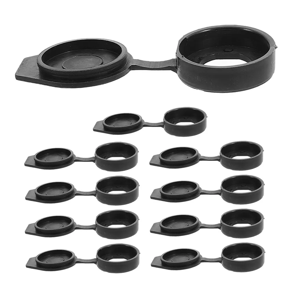 

10Pcs Waterproof Dust Cover Switch Cabinet Lock Cap Plastic Rainproof Protector for Outdoor Distribution Box Door Locks