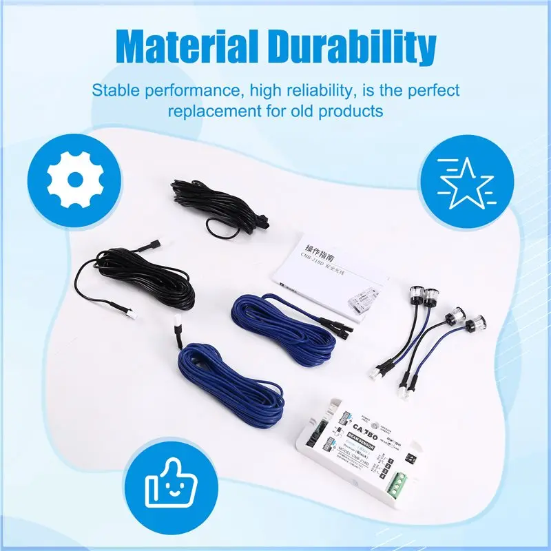 FEDI-For Auto-Door For-For Auto-Door White Photoelectric Sensor Detector Single Dual 10M/30FT Distance