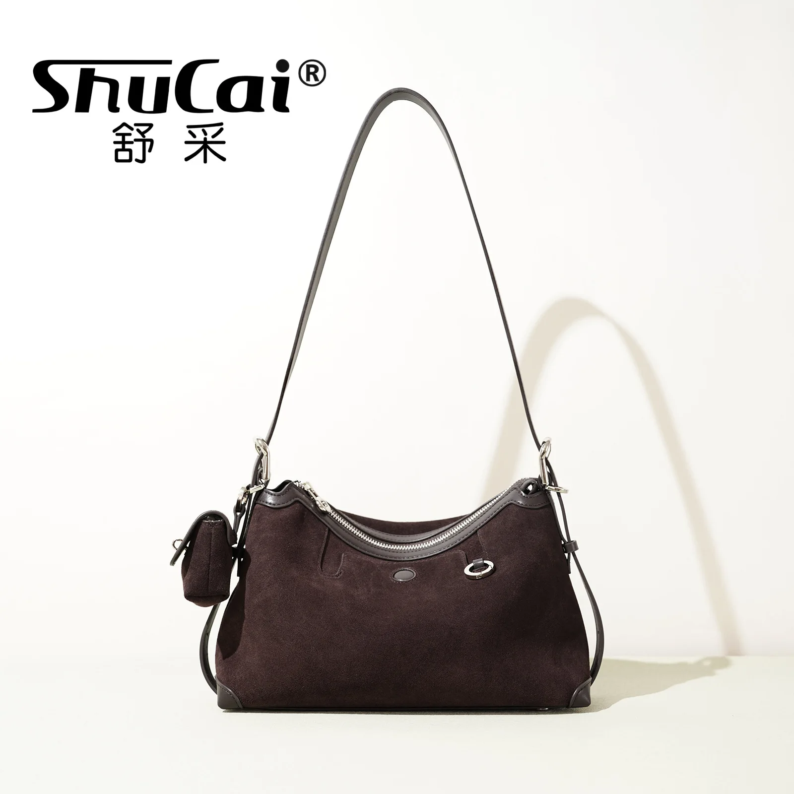 

Genuine Grade Suede Leather Women Shoulder Crossbody Bags Luxury Designer Brand Soft Cowhide Ladies Tote for Woman High Quality