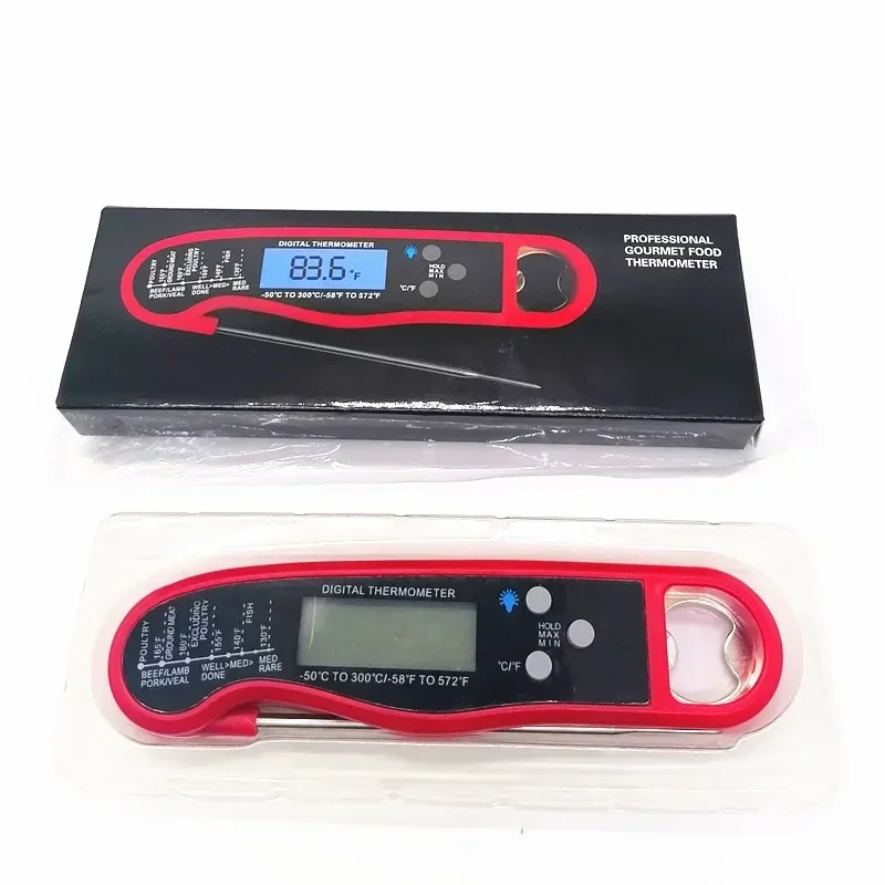 Digital BBQ Kitchen Food Thermometer For Meat Water Milk Cooking Food Probe Electronic Oven Waterproof Thermometer Kitchen Tools