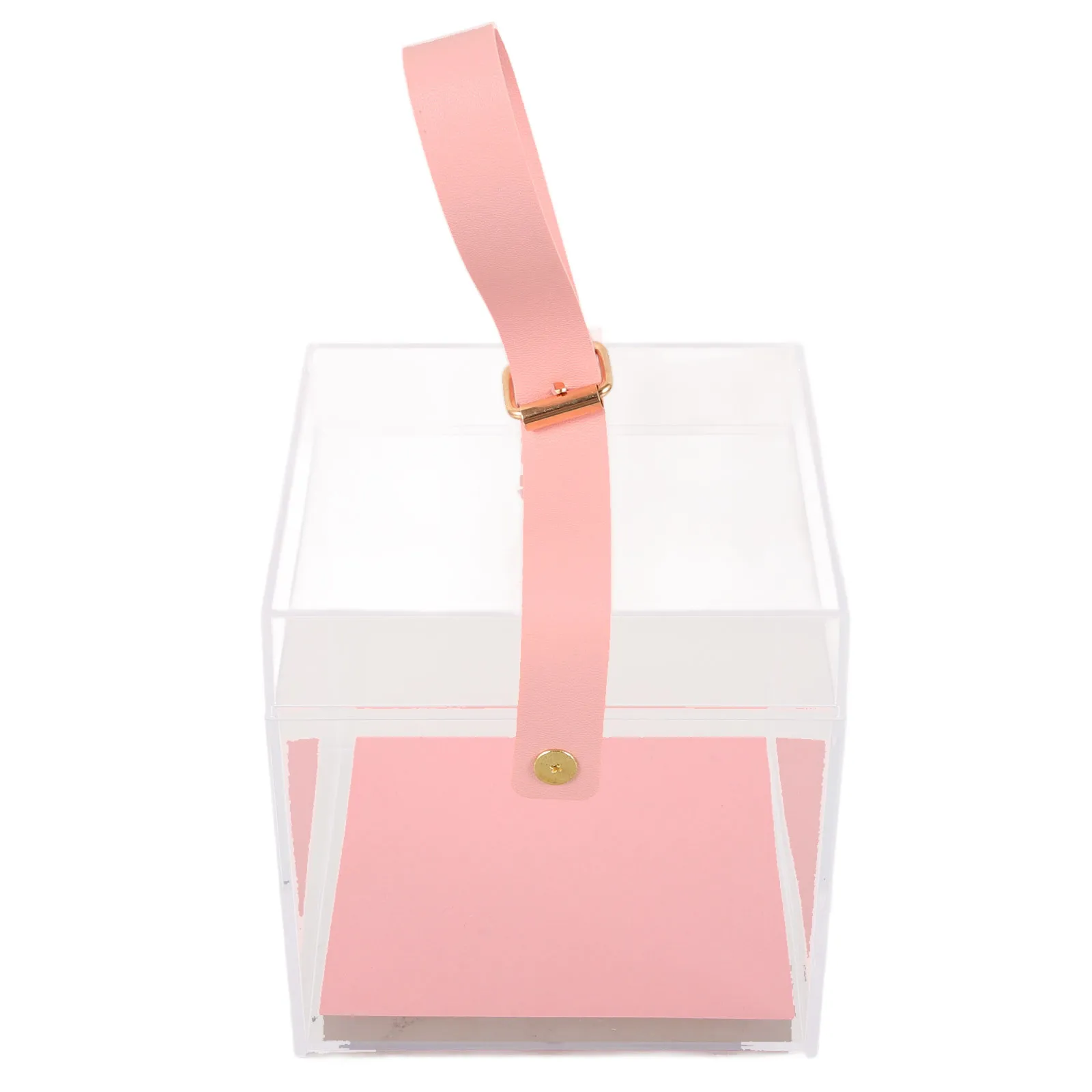 

Transparent Candy Box with Handle Clear Small Treat Boxes for Party Favors Gifts Storage Display Acrylic Sweets Container