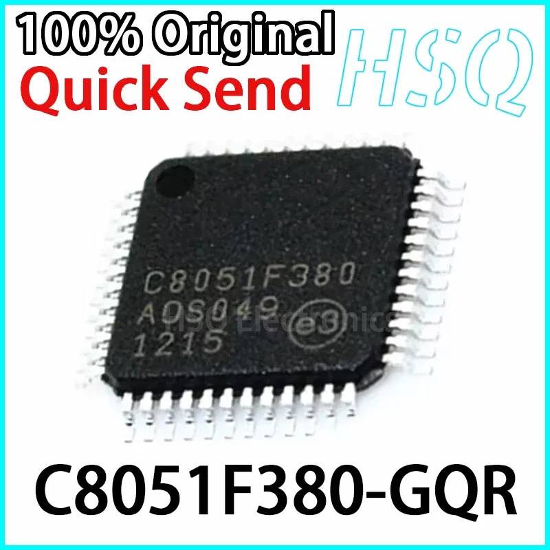 1PCS New Original C8051F380-GQR C8051F380 QFP48 64KB Flash Microcontroller Processor Chip