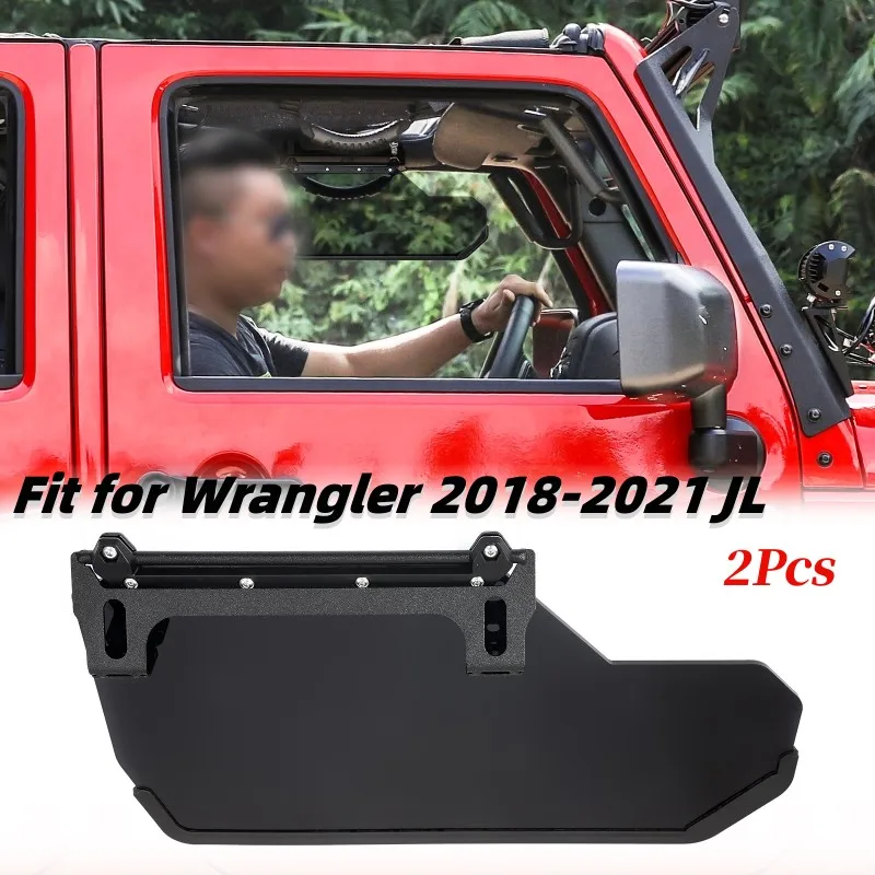 Parasol lateral para ventana de coche, accesorios protectores (izquierda + derecha) aptos para Wrangler 2018-2021 JL, 2 unidades