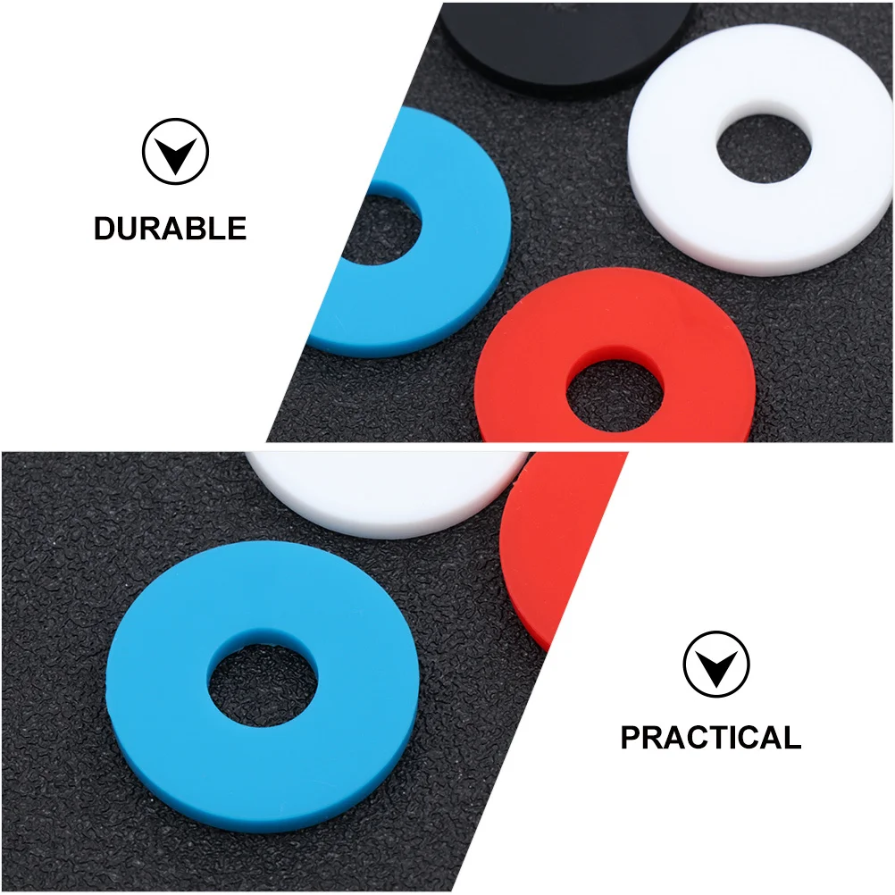 

12 Pcs Guitar Belt Screw Lock Electric Strap Anti-Slip Studs Locking Silicone Gasket for