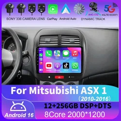Android 16 Carplay For Mitsubishi ASX 1 2010 2011 2012 2013 2014 2015 2016 GPS Car Radio Multimedia Video Player 2din DVD Stereo