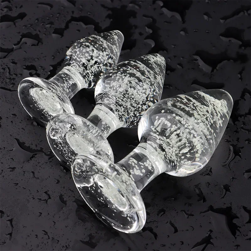 Stimulator Crystal Buttplug New Prostate Massage Masturbation Adult Crystal Glass Anal Plug Anal Sex Toys for Women Men Gay