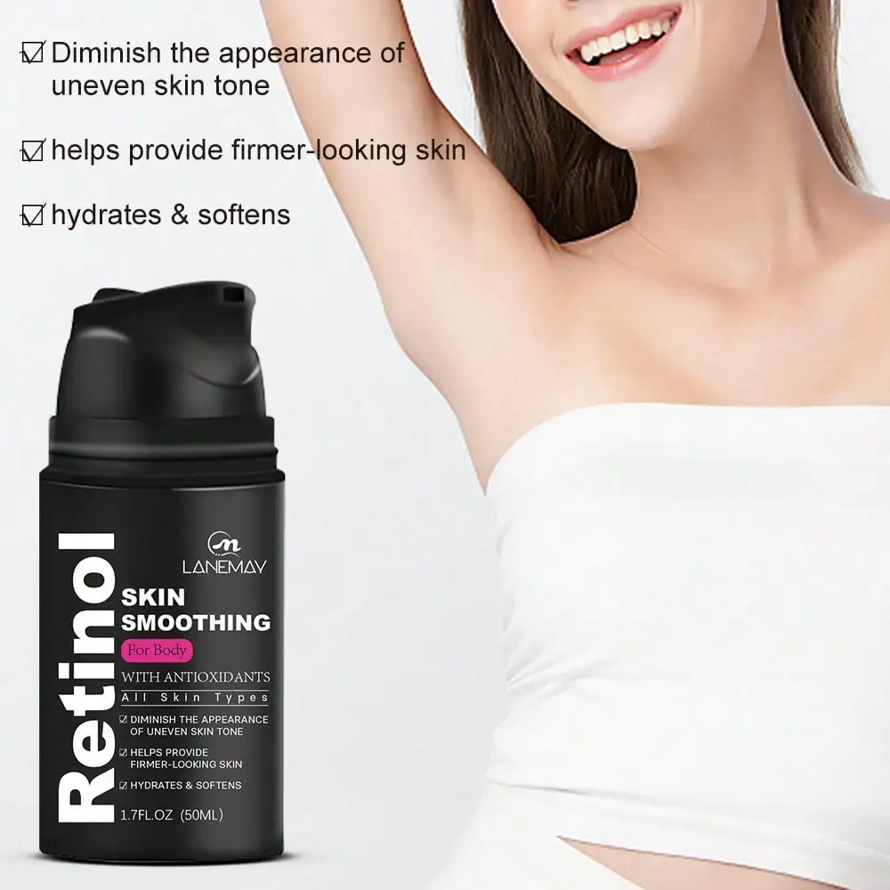 Retinol Body Lotion 50ml Moisturizing Smoothing Skin Softening Lightweight Formula 1pcs